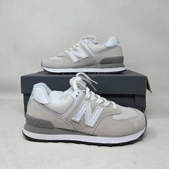 New women's 6.5 New Balance (from Anthropologie) 574 Core suede sneakers Grey - Picture 1 of 11